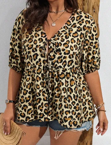 Bluza SHEIN CURVE, animal print