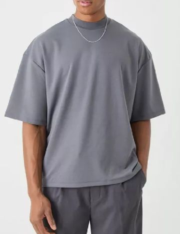 Tricou Oversize ASOS, gri