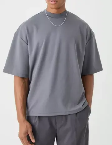 Tricou Oversize ASOS, gri Gri