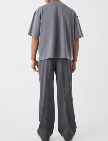 Tricou Oversize ASOS, gri