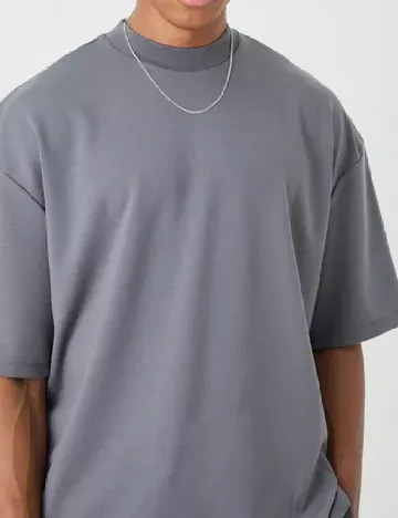 Tricou Oversize ASOS, gri Gri