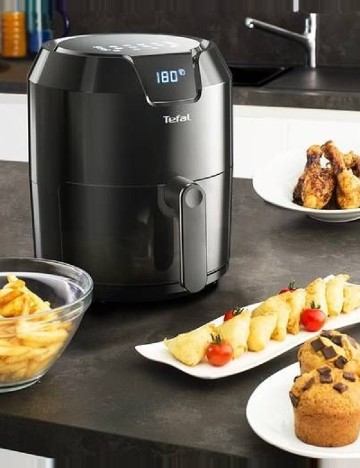 Friteuza cu aer cald Tefal, negru