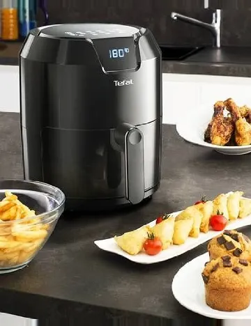 Friteuza cu aer cald Tefal, negru Negru