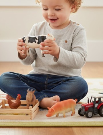 Figurina Zd Trading, alb/negru