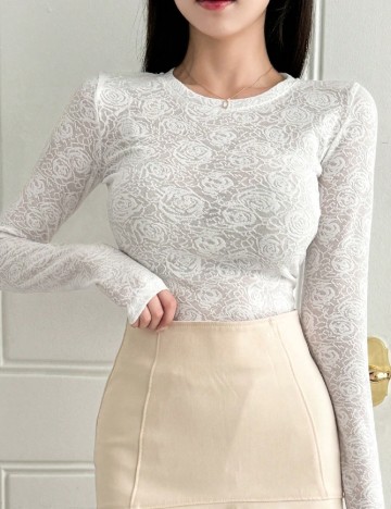 Bluza Dazy, alb