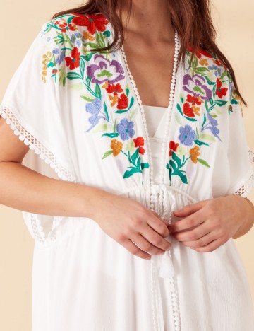 Kimono Accessorize, alb