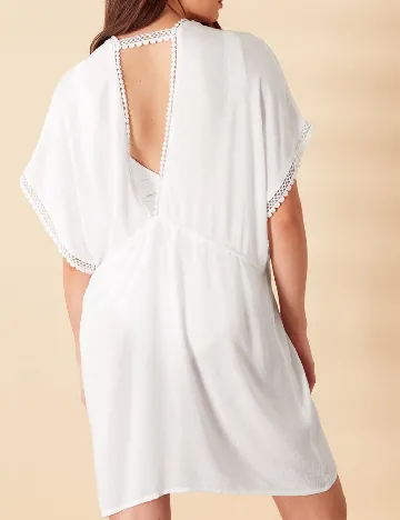 Kimono Accessorize, alb Alb