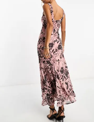 Rochie medie ASOS, roz