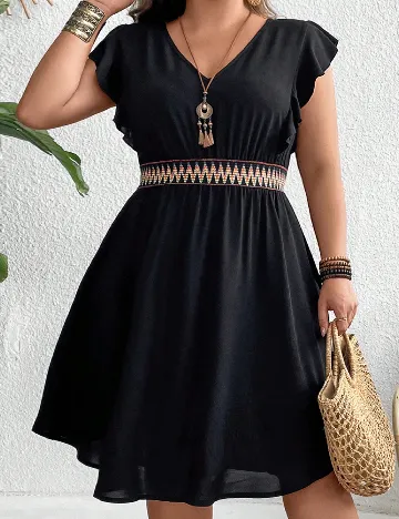 Rochie scurta SHEIN, negru Negru