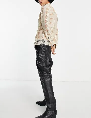 Camasa TWISTED TAILOR, crem Crem