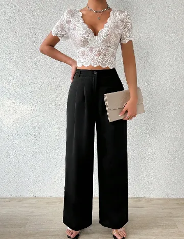 Compleu SHEIN, negru/alb