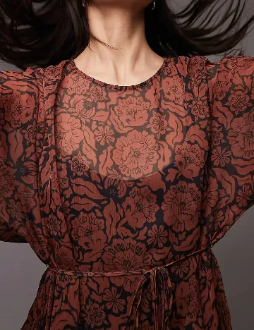 Rochie scurta Top Shop, maro Maro