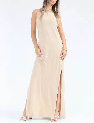 Rochie lunga I SAW IT FIRST, crem