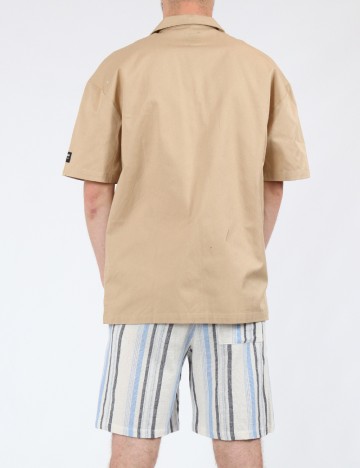 Pantaloni scurti Bershka, ecru
