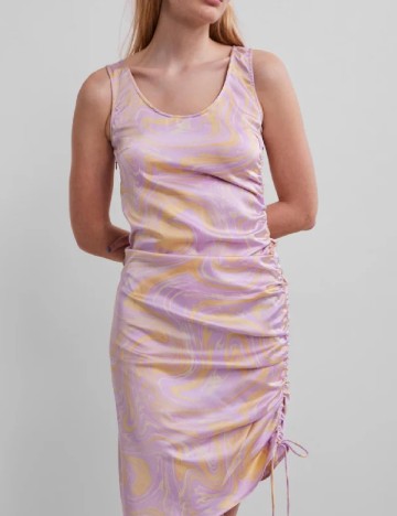 Rochie scurta Pieces, mov