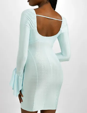 Rochie scurta ASOS, bleu Albastru