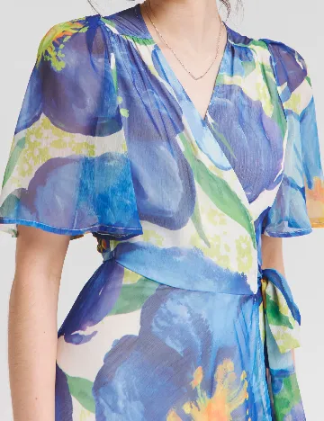 Rochie medie Hope & Ivy, albastru