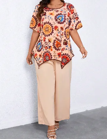 Compleu SHEIN CURVE, crem