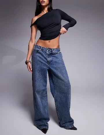 Top ASOS, negru Negru