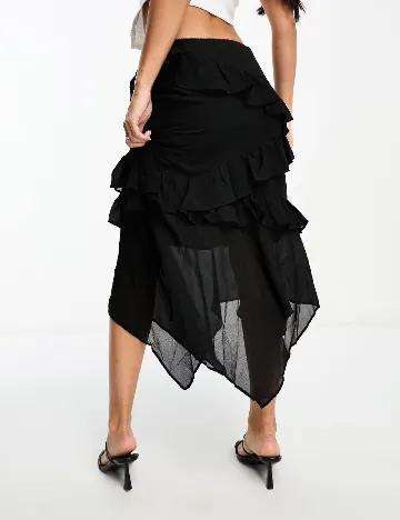 Fusta Glamorous, negru Negru