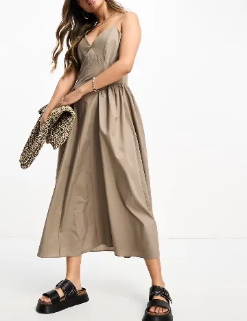 Rochie lunga ASOS, maro