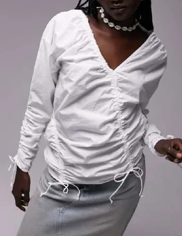 Bluza Top Shop, alb