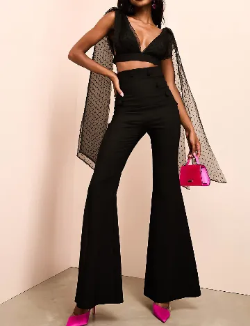 Top ASOS, negru Negru