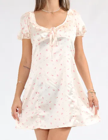Rochie scurta Glamorous, crem Crem