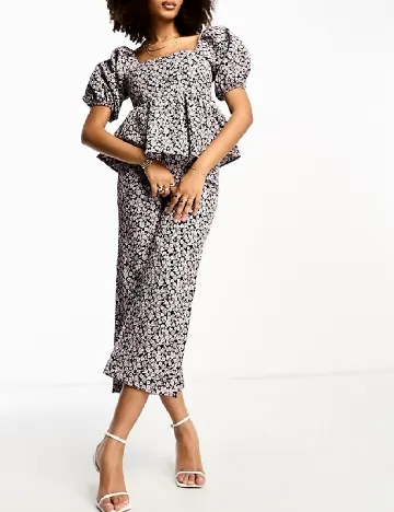 Top Glamorous, negru/roz Negru