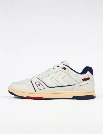 Adidasi Hummel, alb/bleumarin Alb