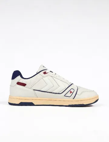 Adidasi Hummel, alb/bleumarin Alb