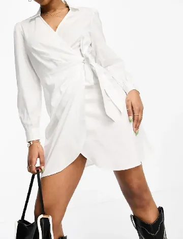 Rochie scurta Miss Selfridge, alb