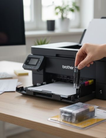 Set cerneala Brother ink & print, mix culori