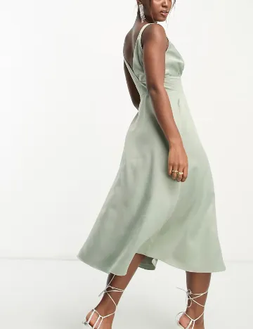 Rochie lunga Maya Deluxe, verde