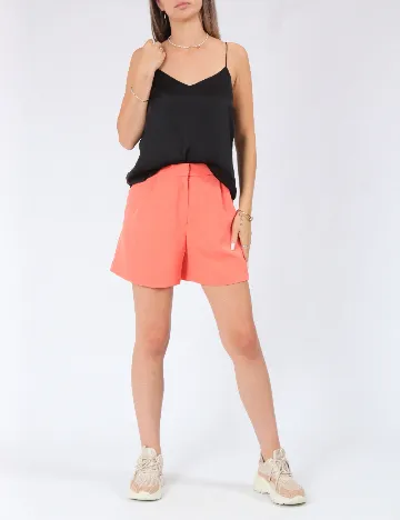 Top Stradivarius, negru Negru