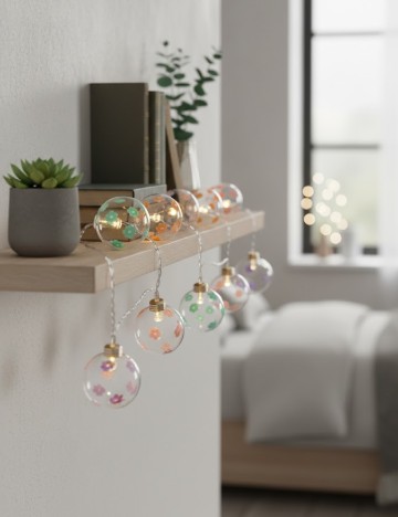 Ghirlanda luminoasa ACTION, transparent