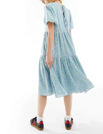 Rochie medie Glamorous, albastru Albastru