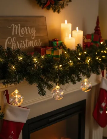 Ghirlanda luminoasa ACTION, transparent