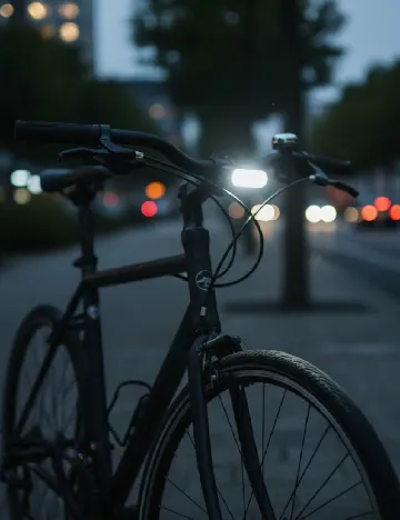 Lampa pentru bicicleta Walfort, alb Alb