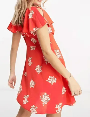 Rochie scurta ASOS, rosu Rosu