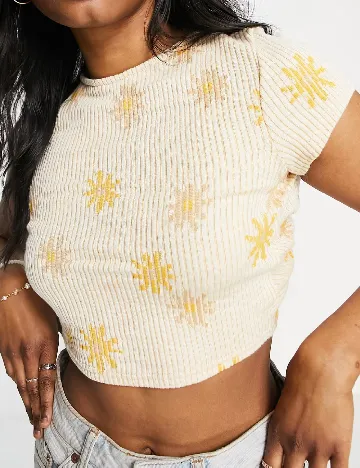 Top ASOS, galben Galben
