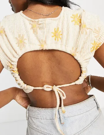 Top ASOS, galben Galben
