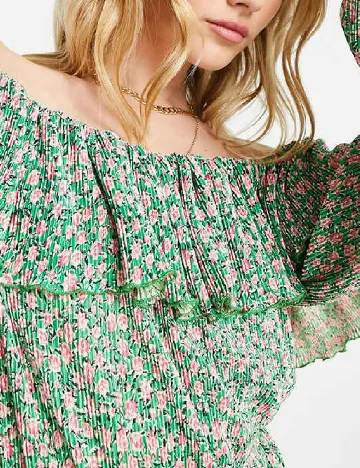 Rochie scurta ASOS, verde Verde