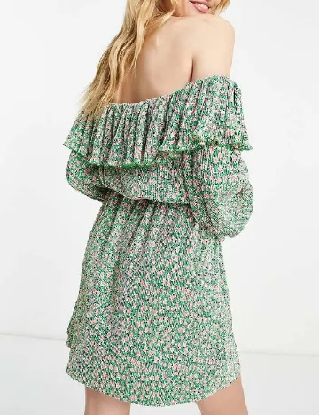 Rochie scurta ASOS, verde Verde