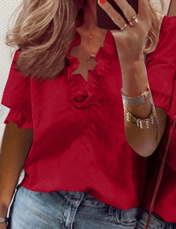 Bluza SHEIN, rosu