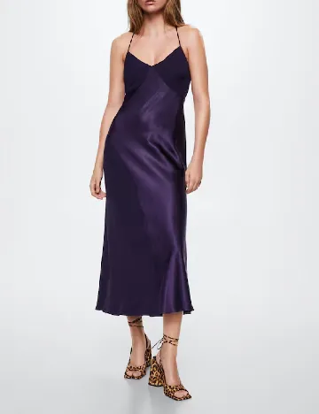 Rochie medie Mango, mov Mov