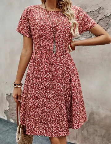 Rochie scurta Emery Rose, rosu Rosu