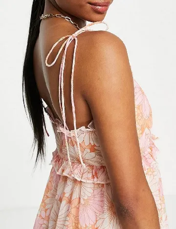 Rochie scurta Miss Selfridge, floral print Floral print