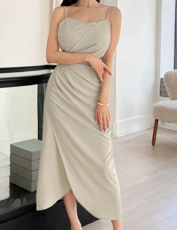 Rochie lunga Dazy, verde