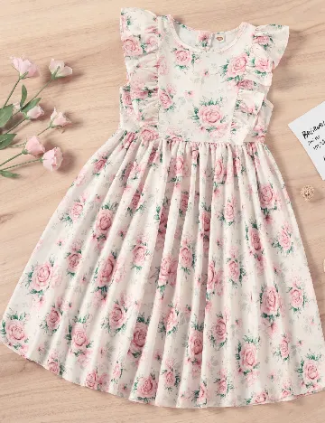Rochie Shein Kids, floral print Floral print